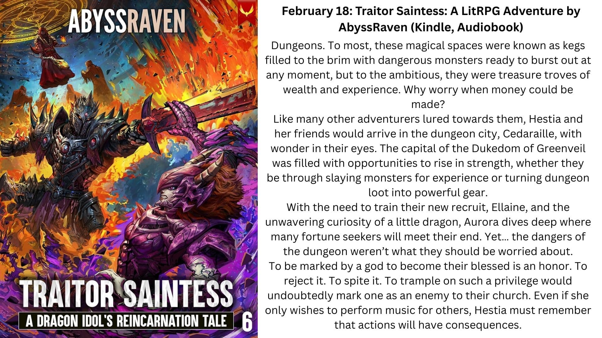 traitor saintess litrpg