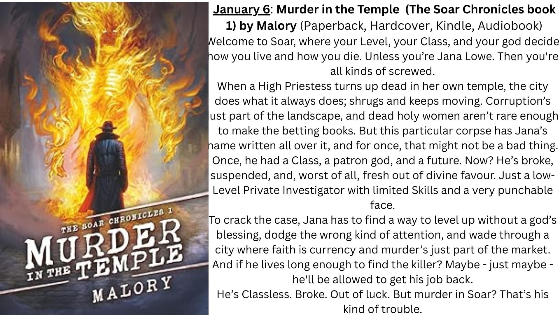 Murder in the Temple LitRPG
