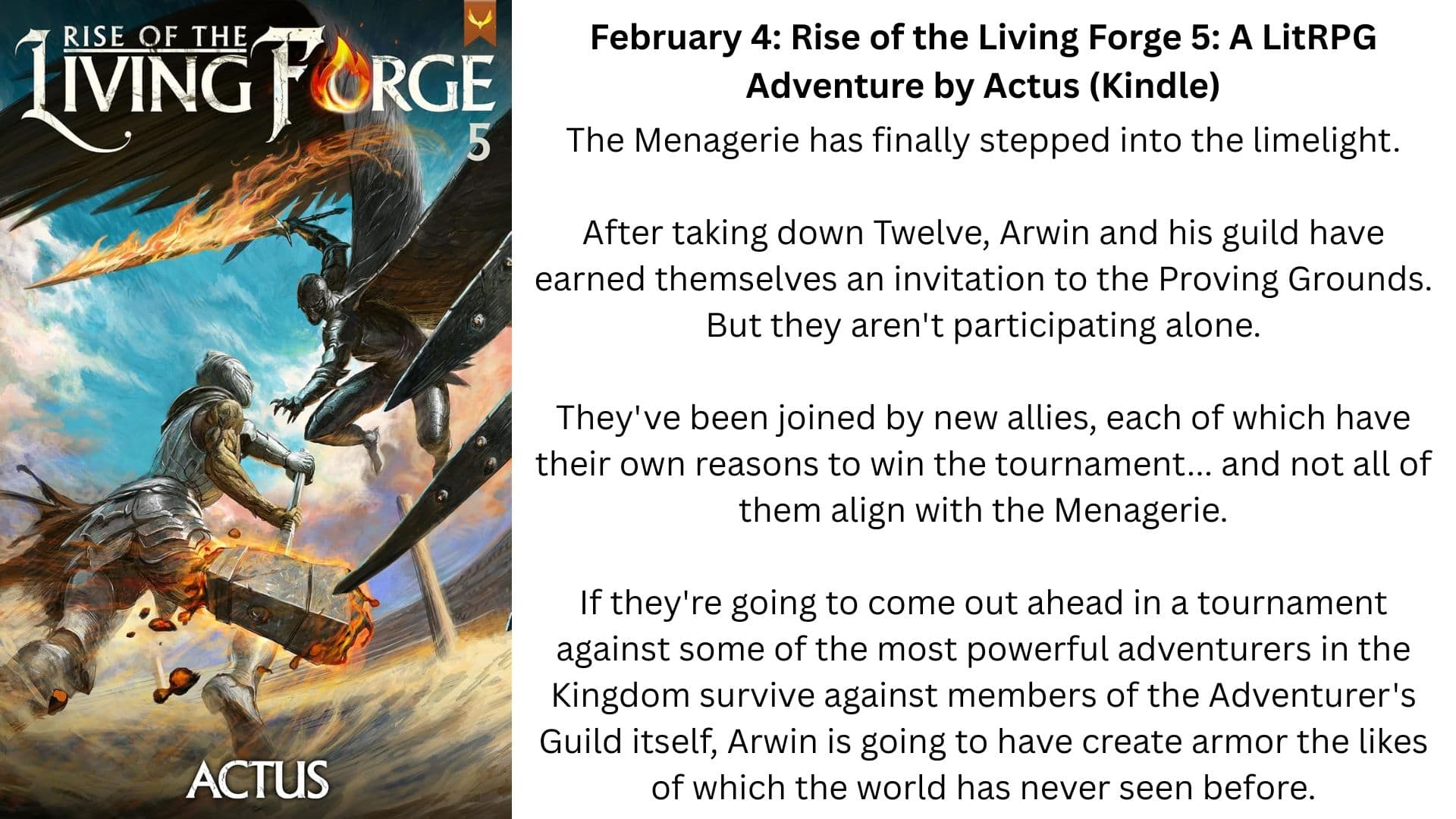 Rise of the living forge LitRPG