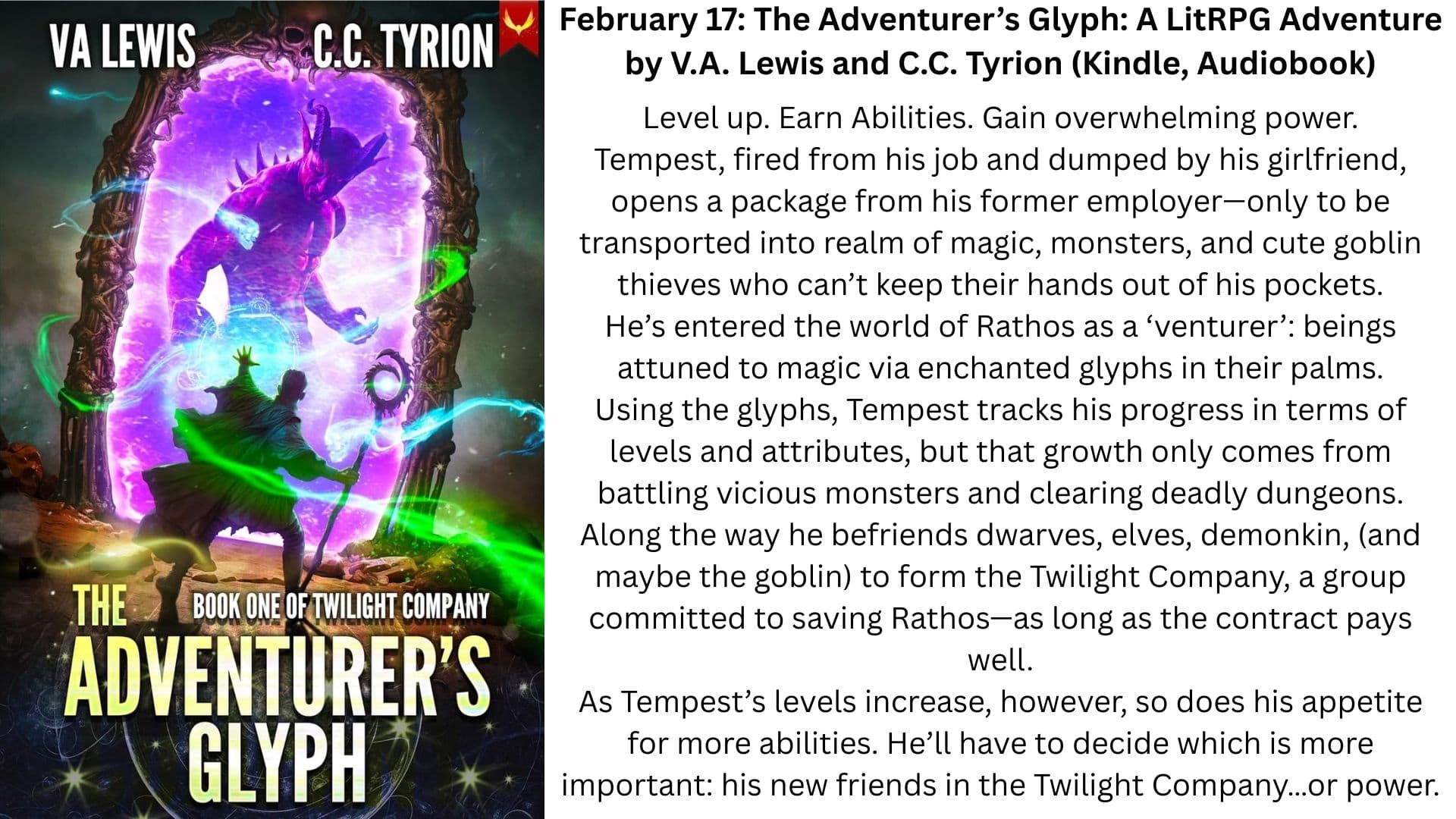 the adventurers glyph litrpg