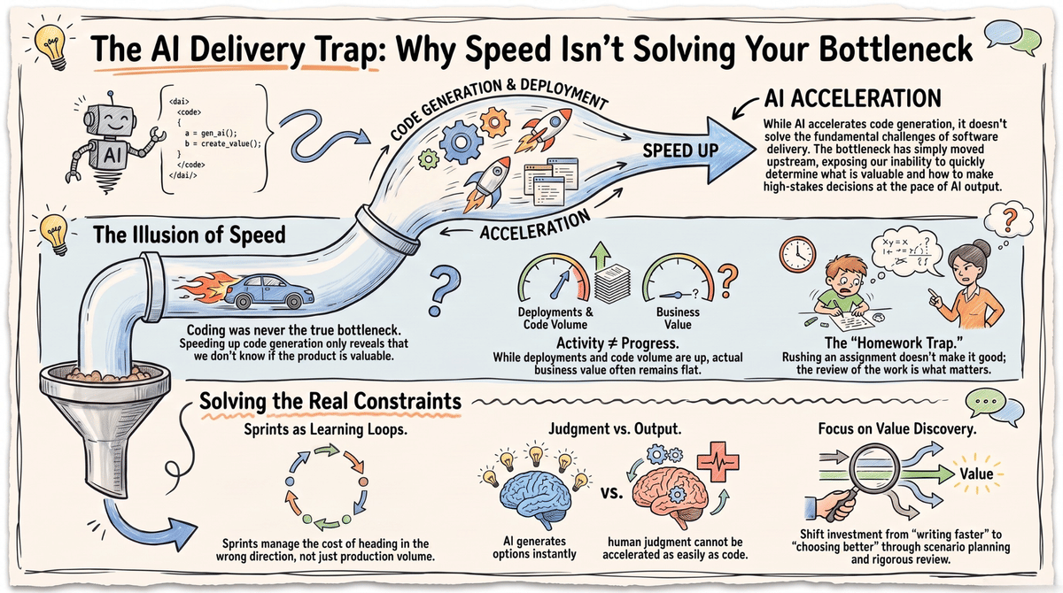AI Software Delivery Bottleneck Isn't Your Code