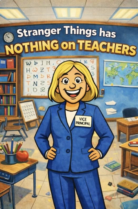 Funny school stories, Vice Principal Unofficed on Forwarded Network - Stranger Things has Nothing on Teachers