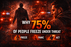 Why 75% of People Freeze Under Threat — and How to Train Your Brain Not To