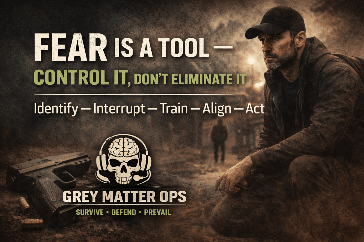 Fear Is a Tool — Control It, Don’t Eliminate It