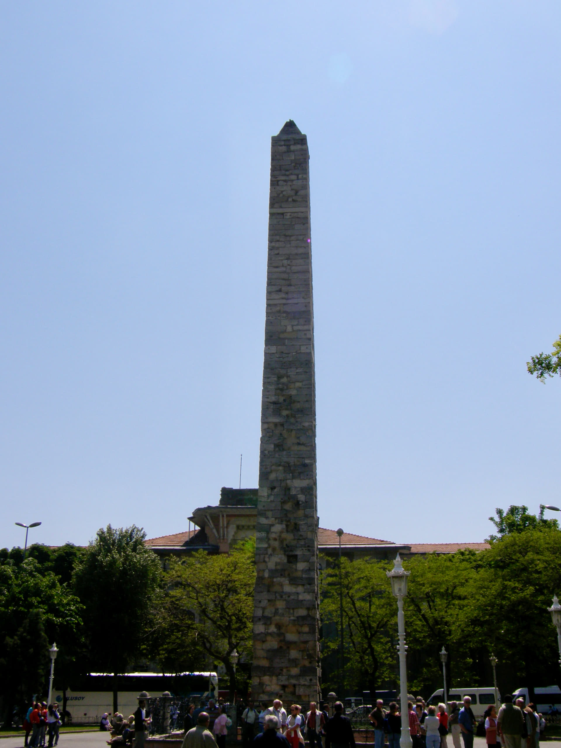 The walled obelisk in Istanbul's hippodrome