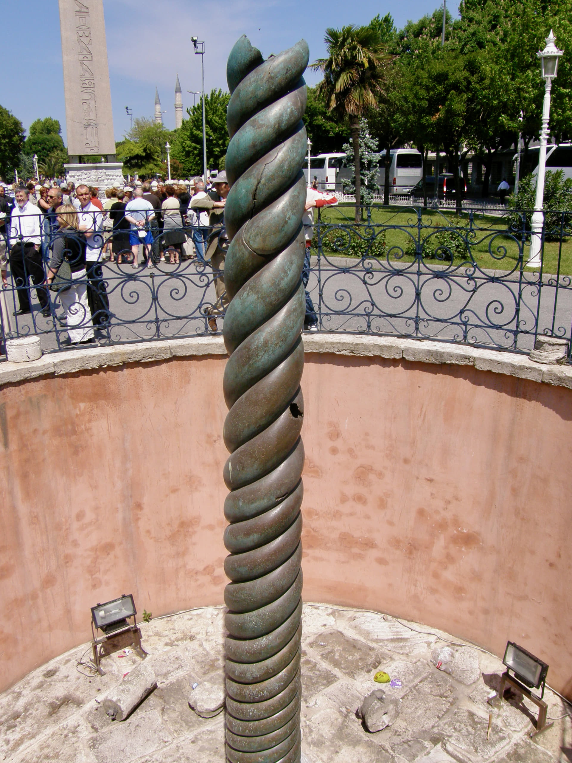 The serpent column in Instanbul's hippodrome