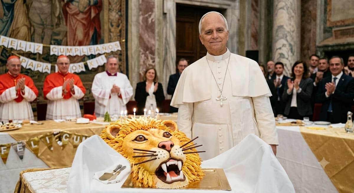 La torta (el pastel de cumpleaños) más triste que le han hecho a un Papa (y la idea genial que salió de ahí)