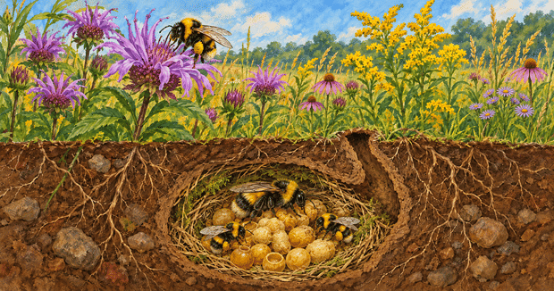 Why Bumble Bees Need Us to Count Them — and Find Their Nests