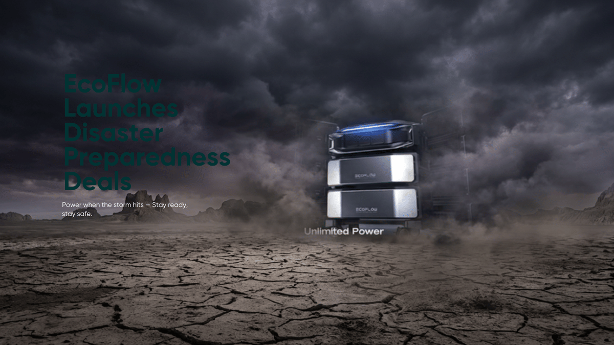 EcoFlow Launches Disaster Preparedness Deals as Severe Weather Raises Outage Risk