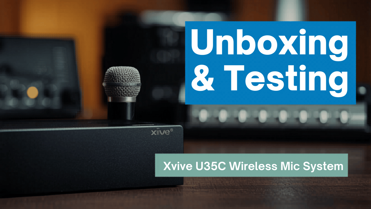 Xvive U35C Wireless Mic System Review: A Game Changer for Condenser Mics?