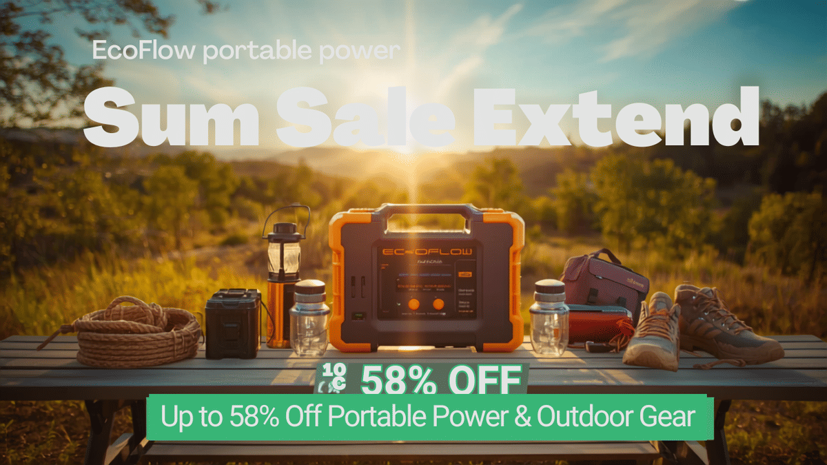 EcoFlow Extends Summer Sale With Up to 58% Off Portable Power and Outdoor Gear