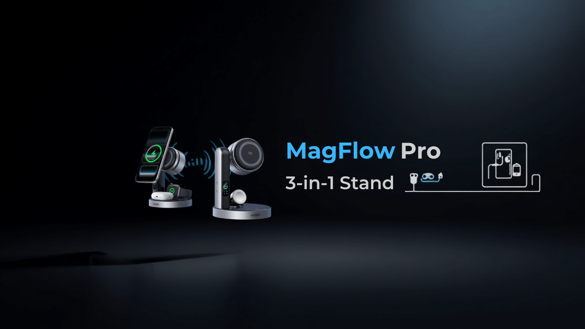 This UGREEN MagFlow Pro Cools Your iPhone While It Charges? Hands-On With UGREEN’s 3-in-1 Stand