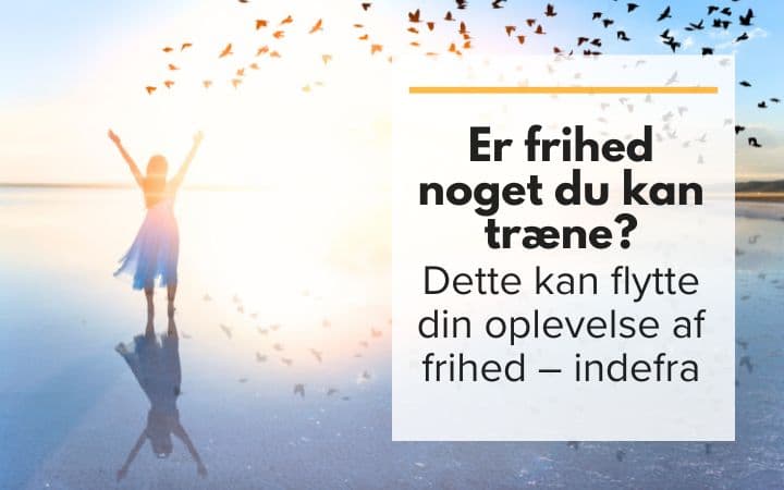 Er frihed noget du kan træne? Dette kan flytte din oplevelse af frihed – indefra