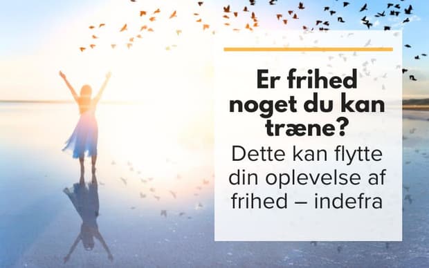 Er frihed noget du kan træne? Dette kan flytte din oplevelse af frihed – indefra