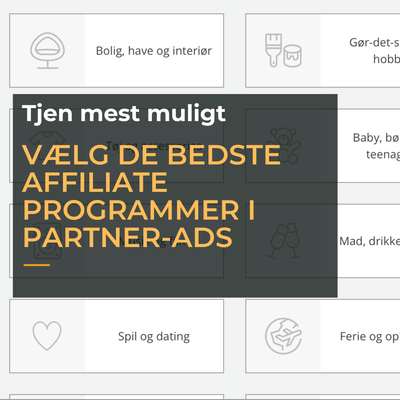Vælg de bedste programmer