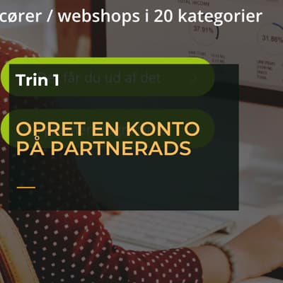Opret en konto på PartnerAds
