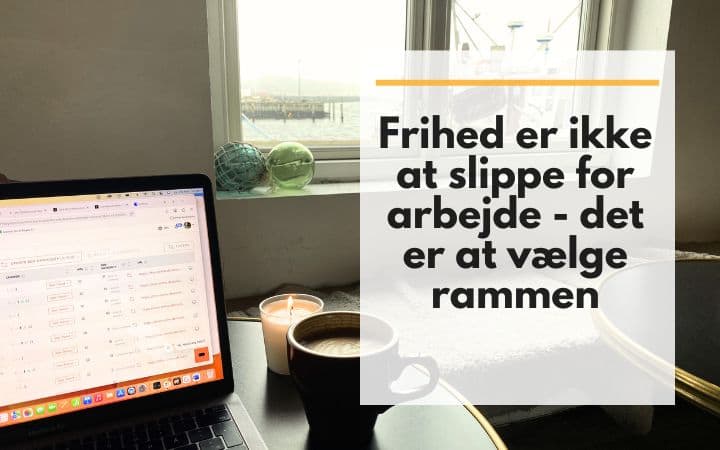 Frihed er ikke at slippe for arbejdet – det er at vælge rammen