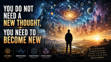 You Do Not Need a New Thought, You Need to Become New