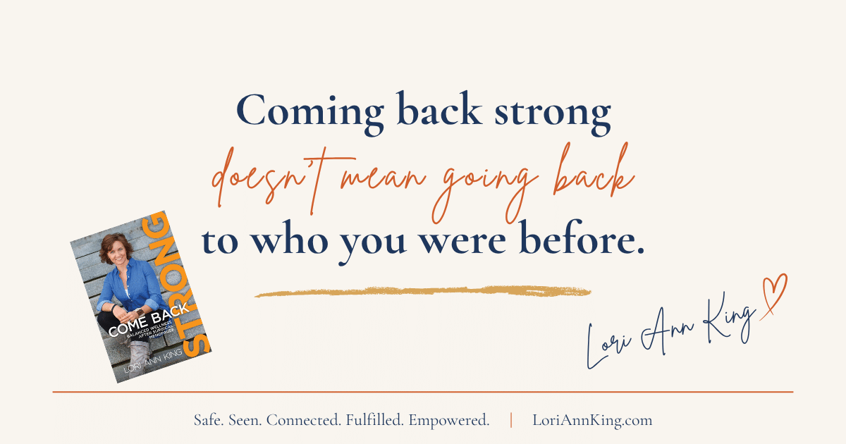 What Strong Means to Me Now