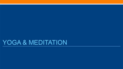 6-3 Yoga & Meditation