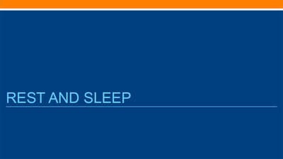 6-1 Rest & Sleep