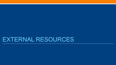 4-0 External Resources