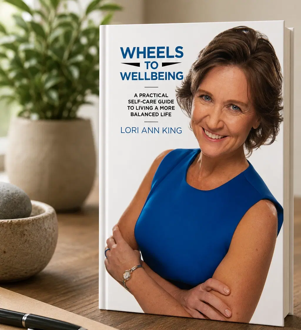 Book Cover for Wheels to Wellbeing by Lori Ann King