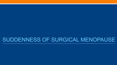 3-2 Suddenness of Surgical