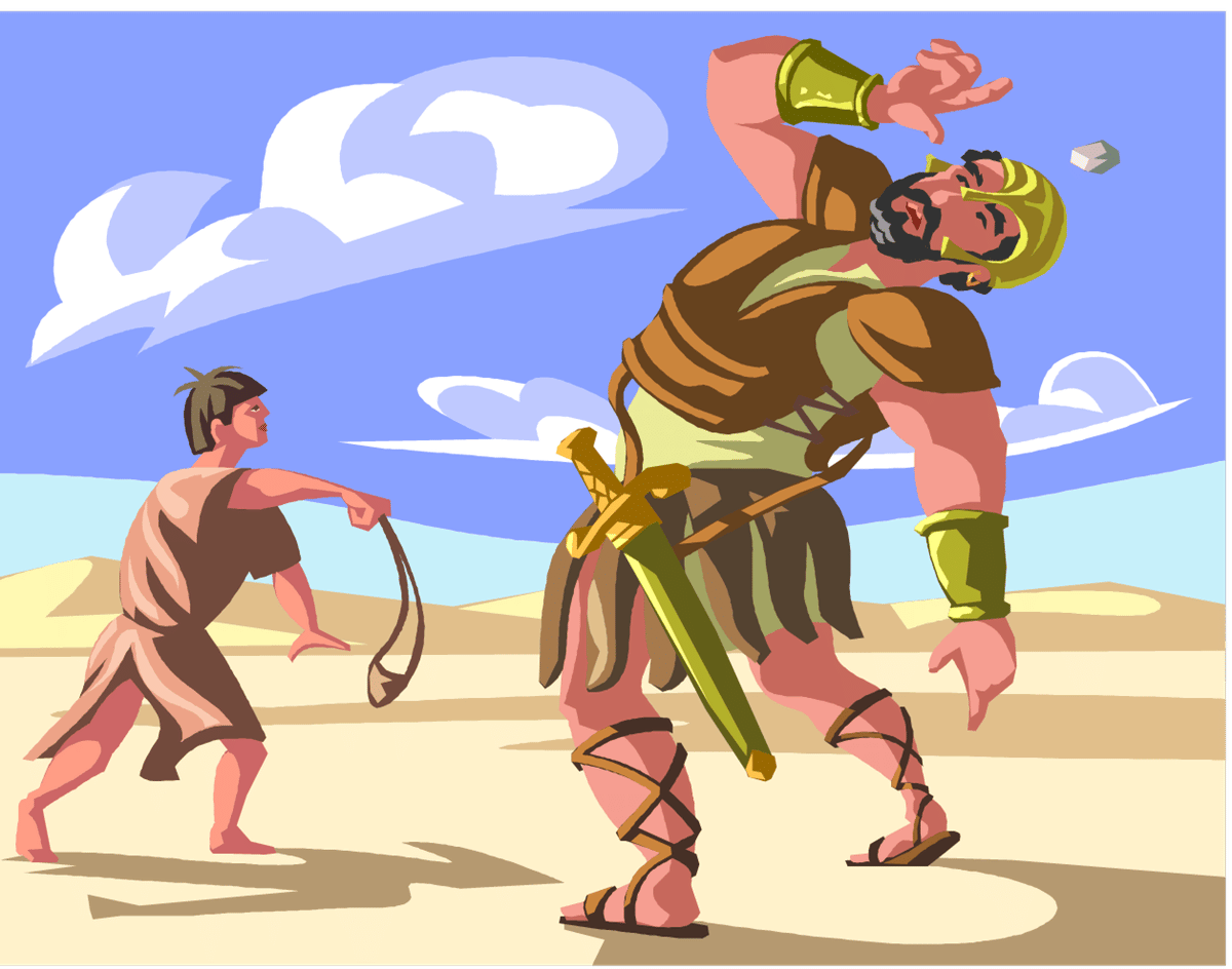 I was David...faced with my Goliath