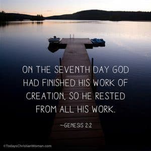 On the 7th Day God rested.