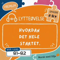 #51.4 -PREMIUM- Hvordan det hele startet. (B1-B2)