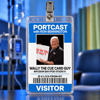 Wally the Cue Card Guy