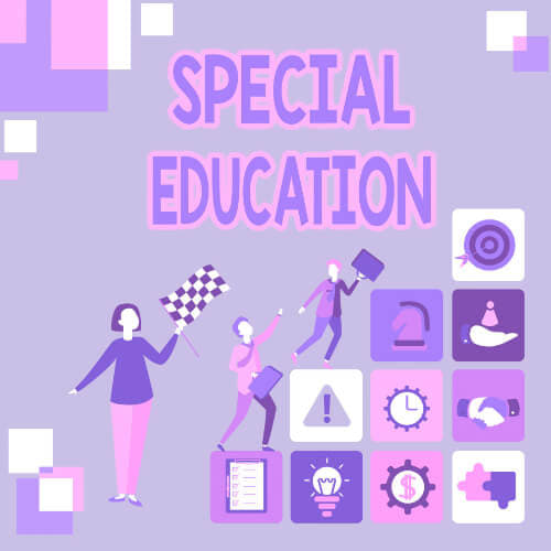 Graphic describing different types of special education programs