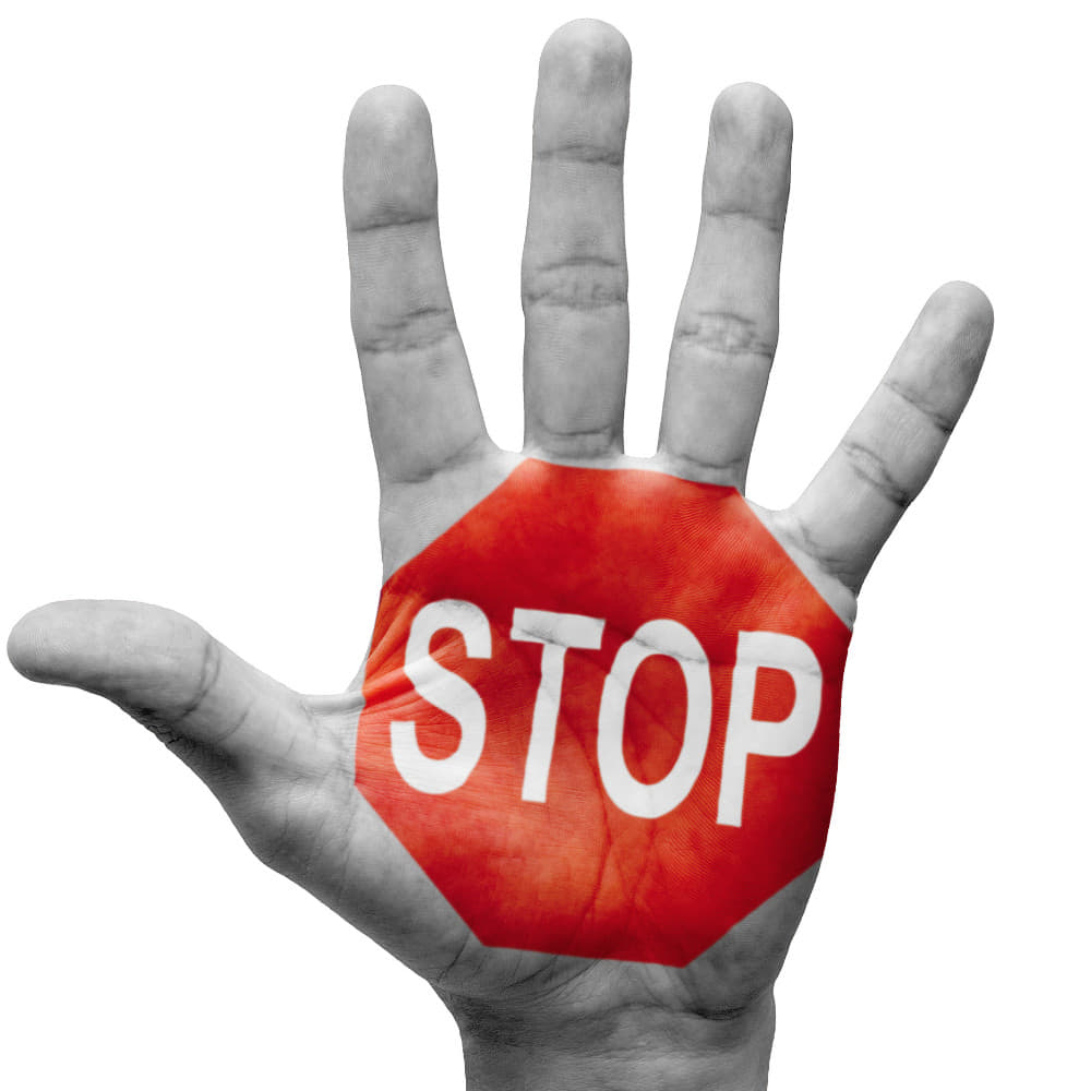 Graphic about setting a hard stop to end the workday