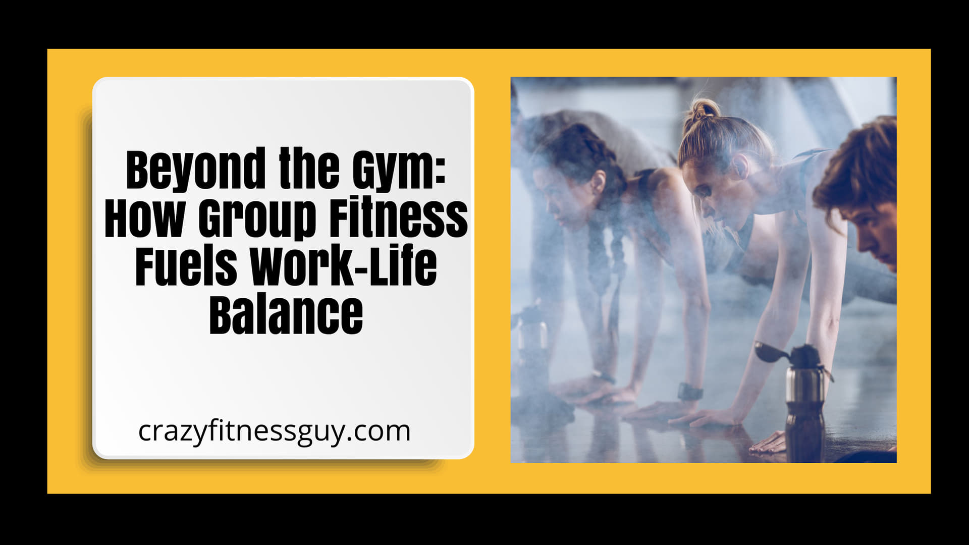 How Group Fitness Supports Work-Life Balance
