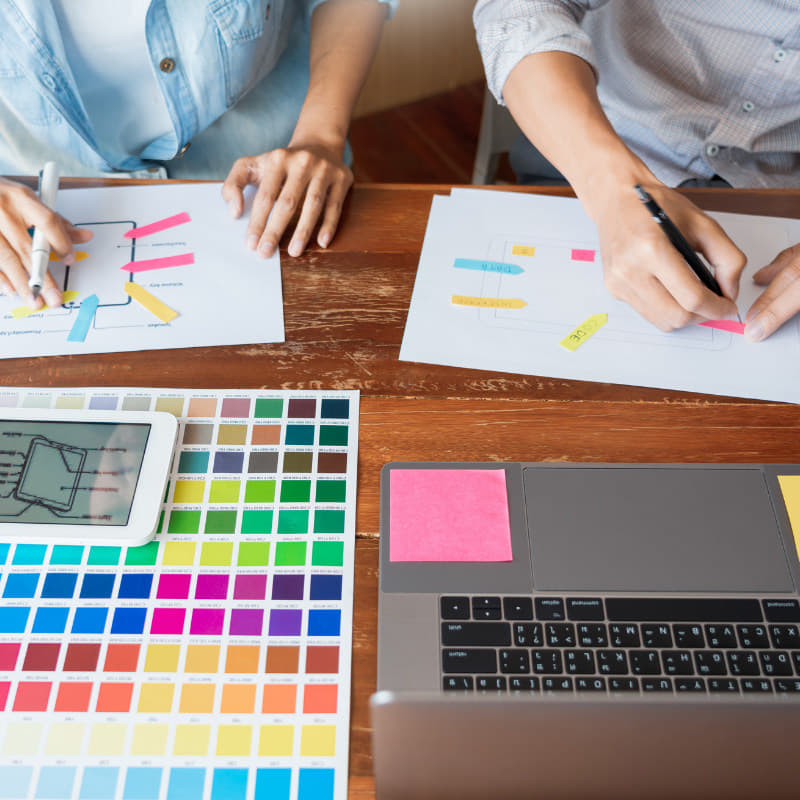 Graphic about visual creativity and artistic expression