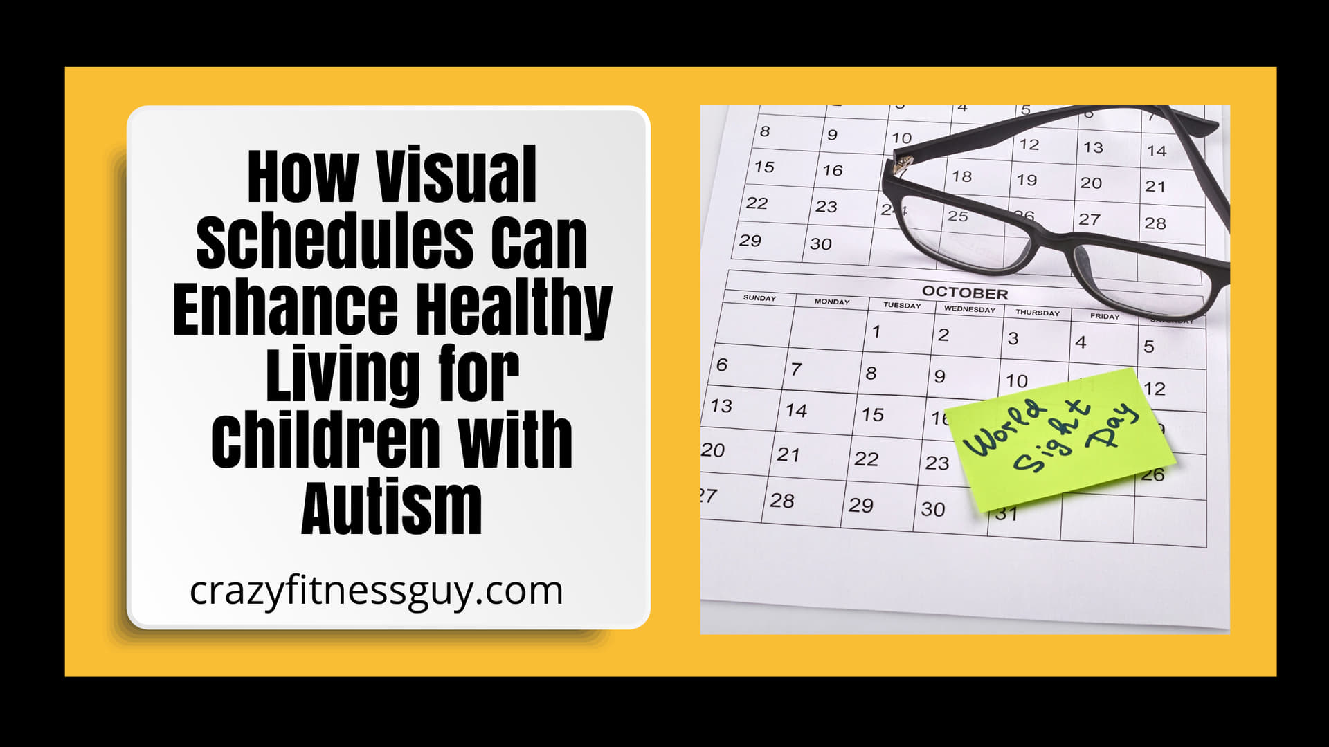 Visual Schedules for Children With Autism: Healthy Routines