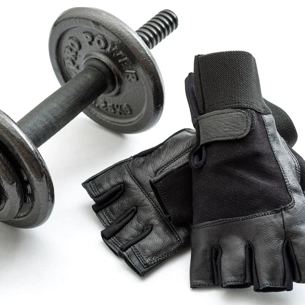 Weightlifting gloves for hand comfort and grip during strength training