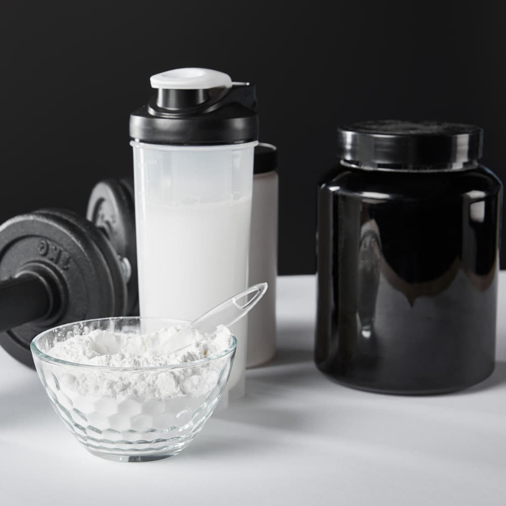 Protein powder as an optional gift for people who already use supplements