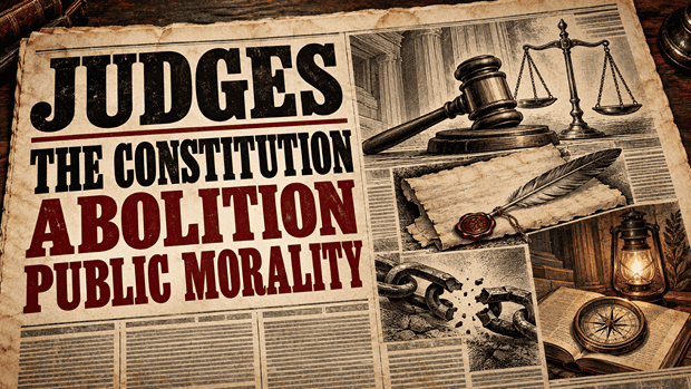 Judges, the Constitution, Abolition, and Public Morality