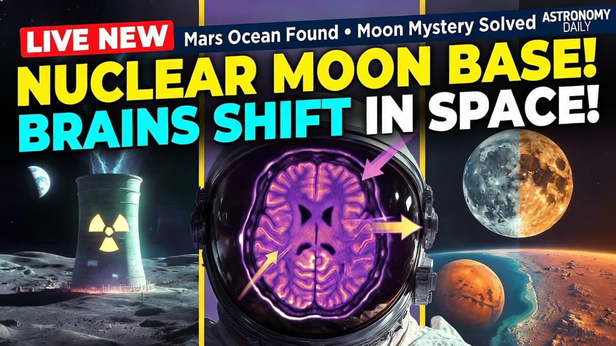 Lunar Nuclear Power Plans | Crew 11's Historic Return | Ancient Martian Oceans Revealed: Your Daily Space Update