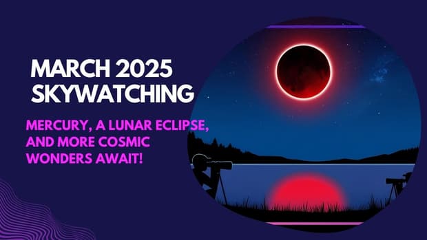 March 2025 Skywatching: Mercury, a Lunar Eclipse, and More Cosmic Wonders Await!
