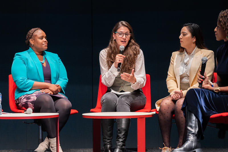 women panelists at AI summit