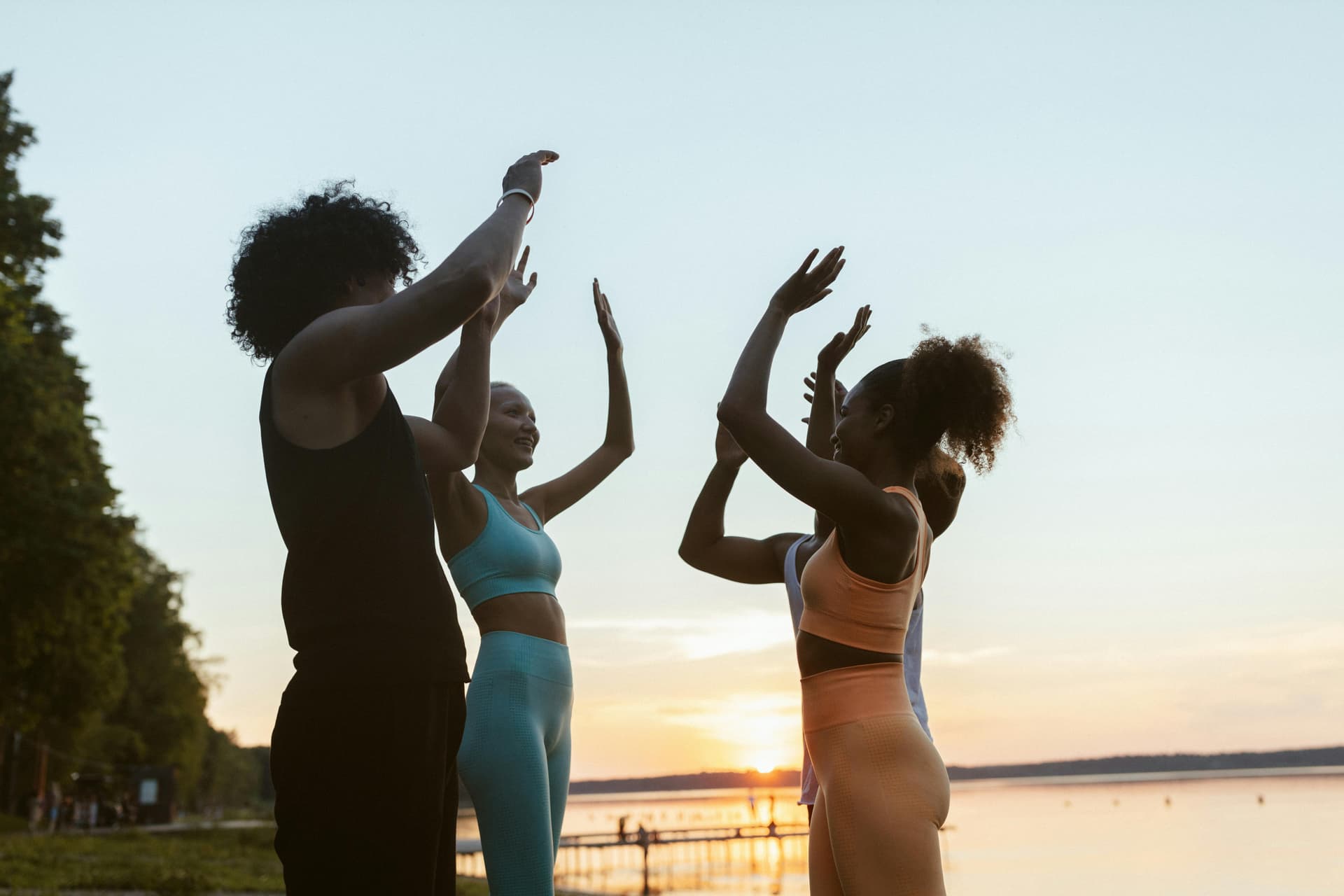 women of colour celebrating