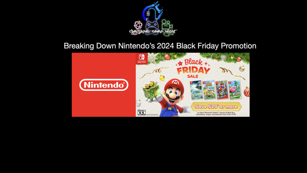 Breaking Down Nintendo's Black Friday Promotions