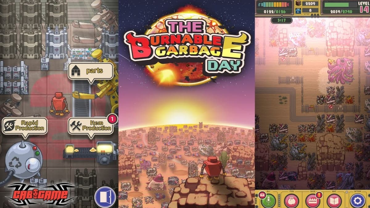 Mobile Game Monday - The Burnable Garbage Day
