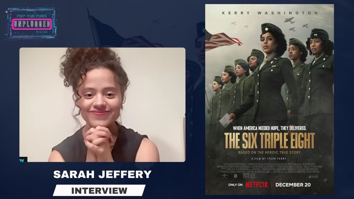 Sarah Jeffery Reflects on Her Role in Tyler Perry’s The Six Triple Eight on NETFLIX 