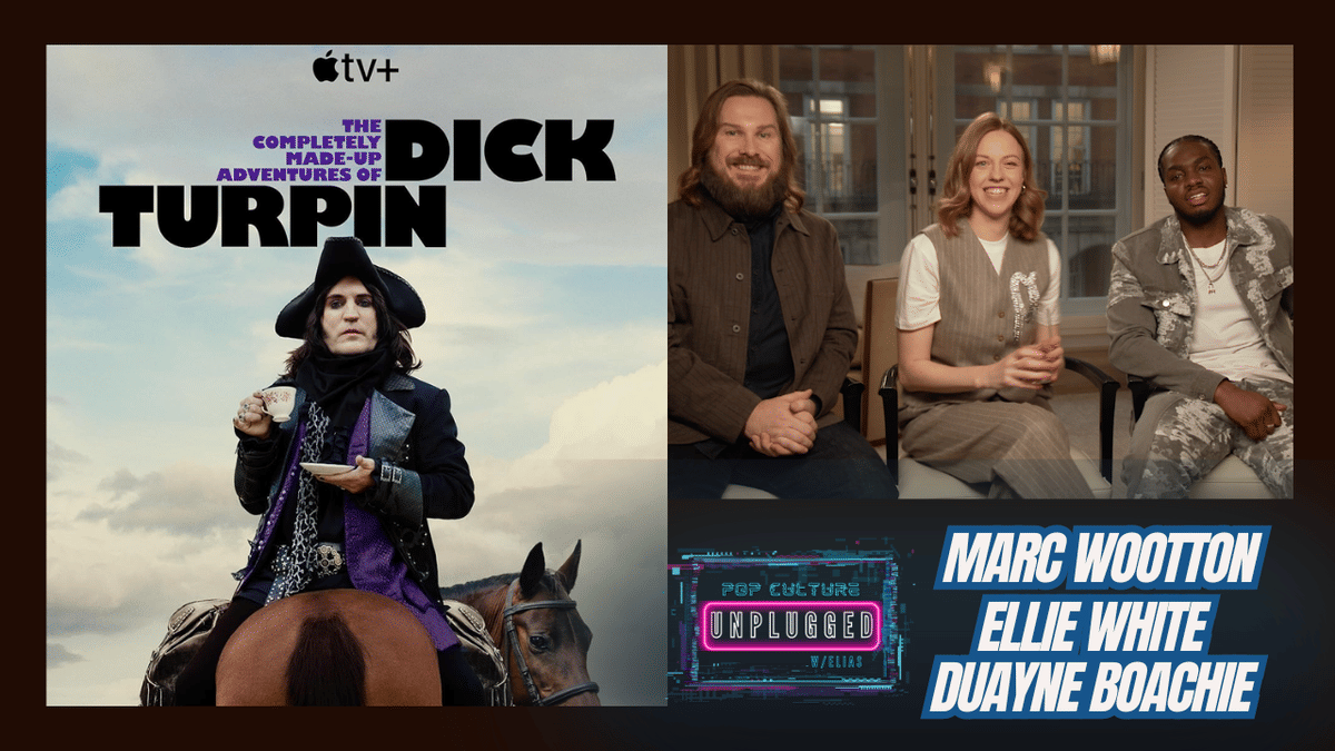 The Cast of "The Completely Made-Up Adventures of Dick Turpin" - Marc Wootton, Ellie White, and Duayne Boachie