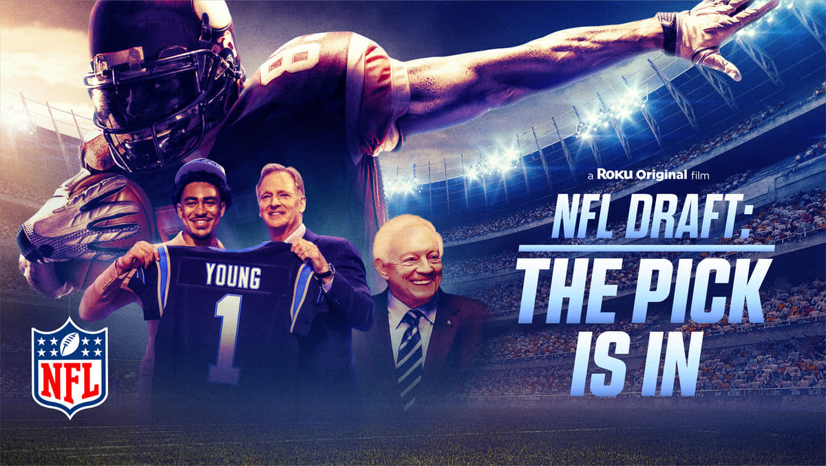 NFL DRAFT: THE PICK IS IN Official Trailer Available on The Roku Channel on August 25