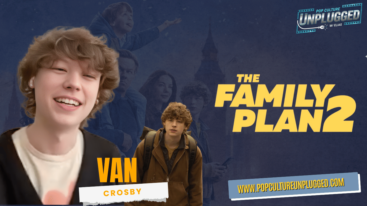 Van Crosby on Returning as Kyle, Filming in Europe, and the High-Stakes Family Adventure of The Family Plan 2st